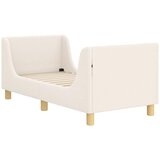  Okvir kreveta za malu djecu s naslonom Krem 70 x 140 cm Bouclé | shoptok.hr