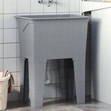 vidaXL Kadica za rublje siva 59 x 41 x 75 cm od smole | shoptok.hr