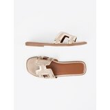 SEASTAR Gold women's flip-flops on a flat sole | shoptok.hr