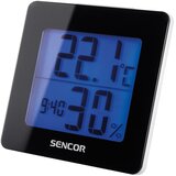 Sencor Meteostanica sa LCD displejom i budilnikom 1xAA crna | Eponuda.com