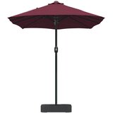  Vrtni suncobran Bordeaux Crvena 385 x 209 x 244 cm Poliester | shoptok.hr