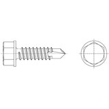  Vijak za lim K 6,3x80 DIN 7504 ZN Cijene