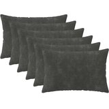  Presvlaka za jastuk 6 pcs HEERLEN Antracit 40 x 60 cm | shoptok.hr