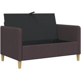 SOFA s pohranom Tamno smeđa 122 x 78 x 87 cm Poliester | shoptok.hr