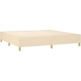  S oprugama i madracem krem 200 x 200 cm od tkanine | shoptok.hr