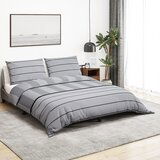 vidaXL Posteljnina siva 140x200 cm bombaž | Shoptok.si