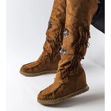 Gemre Caramel wedge boots Cascia | Shoptok.si