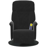  Krevetna stolica za masažu Crna 91 x 71 x 105.5 cm Baršun | shoptok.hr