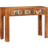 Maison Chic konzolna miza - miza ob steni 110x35x75 cm trden akacijev les, (21786515) | Shoptok.si