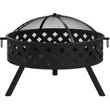 Posuda za vatru sa žaračem 58 cm XXL čelična | shoptok.hr