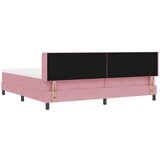  s opruga kutije Ružičasta 200 x 200 cm Baršun | shoptok.hr