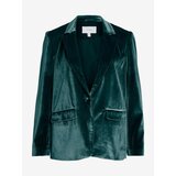 Vila Dark green women's velvet jacket Vicam - Women | shoptok.hr