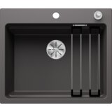 Blanco sudoper ETAGON 6 InFino SILGRANIT pribor inox nosači, s dalj. upr. - KAMENO SIVA | shoptok.hr