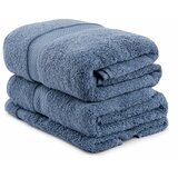  colorful - royal royal blue towel set (3 pieces) Cene