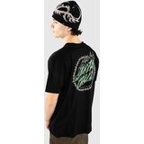 Santa Cruz Wired Flame Dot Chest T-shirt black Cene