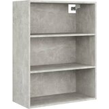 Viseći zidni ormarić siva boja betona 69,5 x 32,5 x 90 cm | shoptok.hr