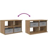  Stojalo za TV s predalom Umetni hrast 79 x 40 x 48 cm, (5000238886) | Shoptok.si