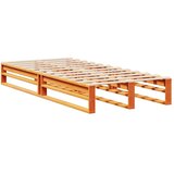  Krevet s regalom za knjige bez madraca 100x200 cm masivno drvo | shoptok.hr