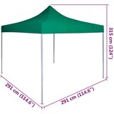  za svadbe - šator za zabave Zelena 291 x 291 x 315 cm Oxford tkanina | shoptok.hr
