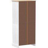  Ormari s policom Bijelo 76 x 50 x 170 cm Čvrsto borovo drvo - Bijelo | shoptok.hr