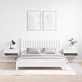  Noćni ormarić 2 pcs Bijelo 50 x 32,5 x 24 cm Masivna borovina | shoptok.hr
