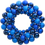 vidaXL Božični venček moder 45 cm polistiren | Shoptok.si