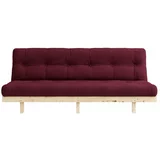 Karup Design kauč na rasklapanje Lean Raw Bordo
