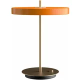 UMAGE Oranžna LED zatemnitvena namizna svetilka s kovinskim senčnikom (višina 41,5 cm) Asteria Table –