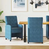 vidaXL Trpezarijske stolice 2 pcs Plava 58 x 67 x 97 cm Baršun | shoptok.hr