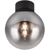 CINQUE črna led stropna svetilka s steklenim senčilom ø 30 cm cipallone – Cene
