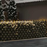  Božićna svjetlosna mreža topla bijela 3 x 2 m 204 LED | shoptok.hr