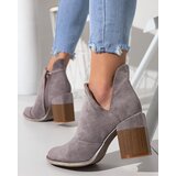 Resti Gray women's ankle boots with Cintura cut-outs - Footwear | ePonuda.com