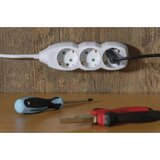 Emos P0321R produžetak 1,5 m / 3 utičnice / bijela / pvc / 1,5 mm2 | shoptok.hr
