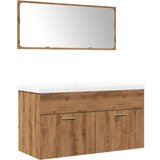 vidaXL 3-dijelni set kupaonskog namještaja käsityöläinen tammi | shoptok.hr