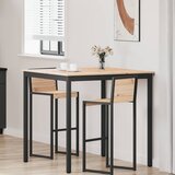  Stol za bar Prirodna 110 x 110 x 105 cm Čvrsto borovo drvo | shoptok.hr