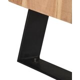 Noćni ormarić 40x30x50 cm masivno bagremovo drvo sa živim rubom | shoptok.hr