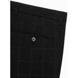 Ombre Men's pants with a classic cut in a delicate check - black | Eponuda.ba