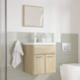  3-dijelni set kupaonskog namještaja boja hrasta sonome drveni Smeđa 41 x 38.5 x 46 cm | Shoptok.si