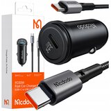 McDodo CC-7493 Auto punjač sa kablom, 30W, 1.2 m, Crni | Eponuda.com