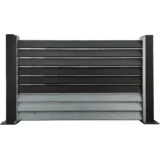 Uzorak panelne ograde, žaluzina, cink-crno-antracit – M5084
