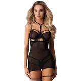 Obsessive Arrowel Black Chemise S/M