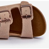Boto Children's sandals on a cork platform with velcro closure beige Rorria | ePonuda.com