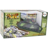  Velik daljinsko voden vojaški RC 360-stopinjski tank | Shoptok.si