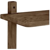 House Nordic Tamno smeđa polica s više razina od punog hrasta 50 cm Townsville – | shoptok.hr