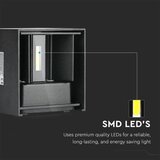  LED spoljno zidno svetlo LED/11W/230V 4000K IP65 crna | Eponuda.com