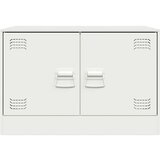 vidaXL TV omarica bela 67x39x44 cm jeklo | Shoptok.si