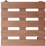 vidaXL kolica za biljke 2 kom smeđa 30 x 30 x 7,5 cm WPC | shoptok.hr
