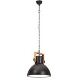  Industrijska viseća svjetiljka 25 W crna okrugla 40 cm E27 | shoptok.hr