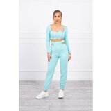Kesi Set with a top blouse mint Cijene