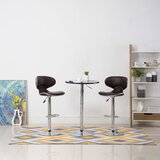  The Living Store Barski stolčki 2 kosa rjavo umetno usnje - Barski Stolček, (21482101) | Shoptok.si